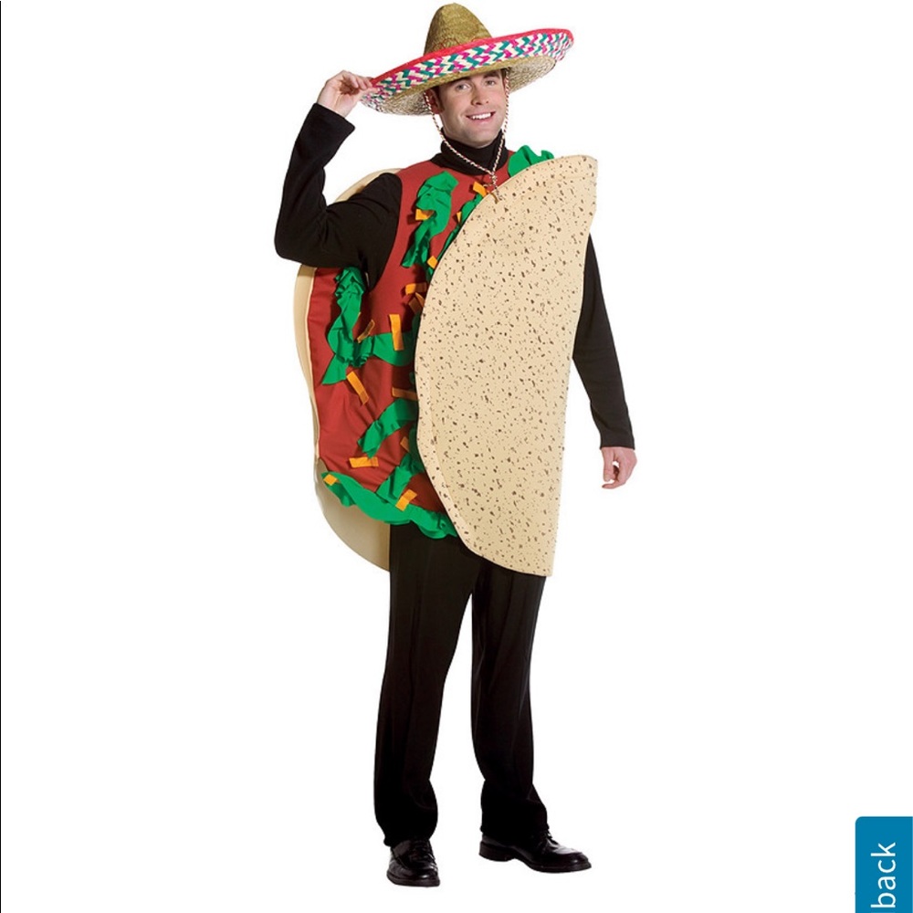 Oriental Trading foam shell taco costume
